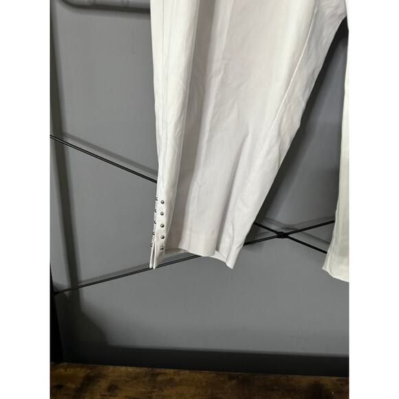 Zac & Rachel Woman White Cropped Length Pants | 20W - Picture 3 of 5